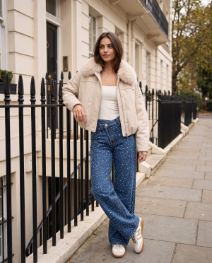 Jeans pois lena