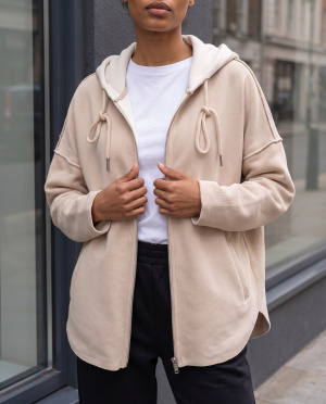 Gilet double capuche