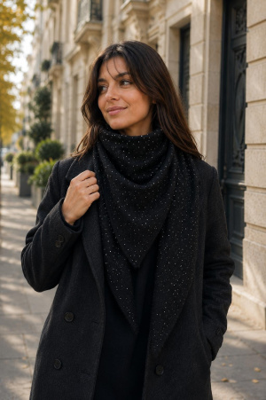 Echarpe lainy strass
