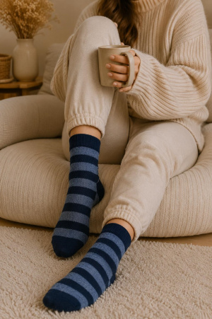 Chaussettes rayees