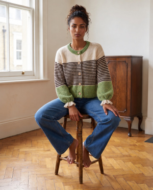 Gilet easy raye lainy