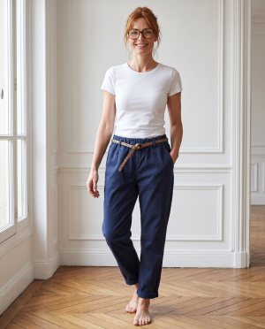 Pantalon halima ceinture