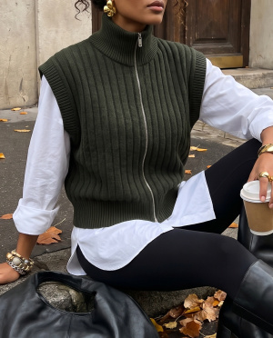 Pull sans maches bang