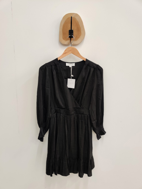 Robe Courte Noire à Manches Longues - Taille 34 à 40 - Neuf Avec Étiquettes