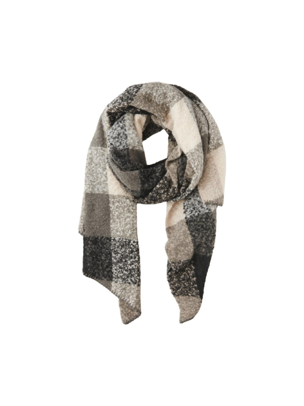 Écharpe à Carreaux Rokmym - Motif Écossais - Cachemire Doudou - 140x140cm - Multicolore