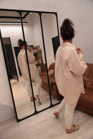 Chemise longue bisous