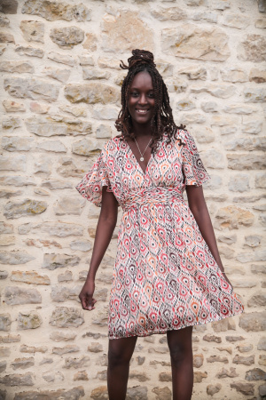 Robe courte Fraise