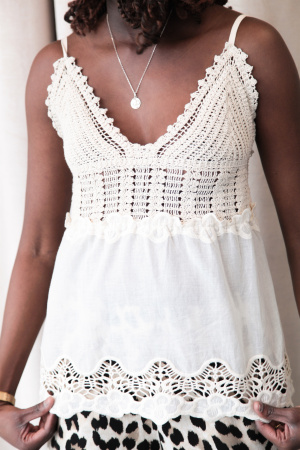 Top macramé Isadora