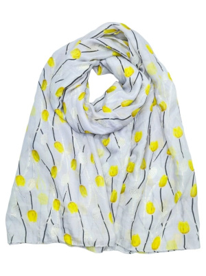 Foulard tulipes