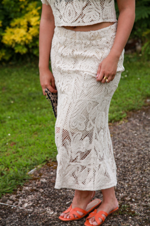 Jupe longue crochet Solange
