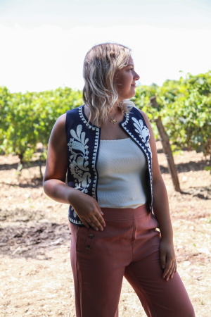 Bolero broderie palma