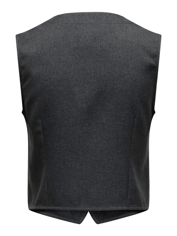 Gilet Comptoir Des Cotonniers Modèle Turenne - Taille L, Gris - Occasion Très Bon état