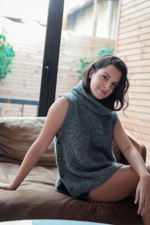 Pull faby boutons