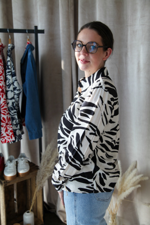 Chemise zèbre