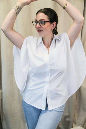 Chemise sans manche violette