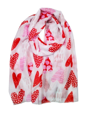 Foulard coeur