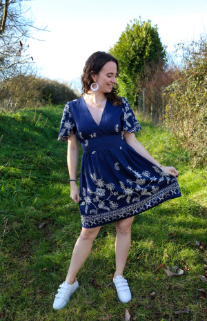 Robe tina champêtre