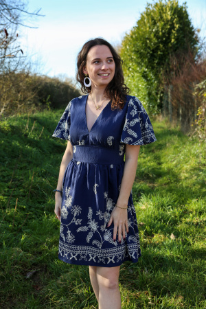 Robe tina champêtre