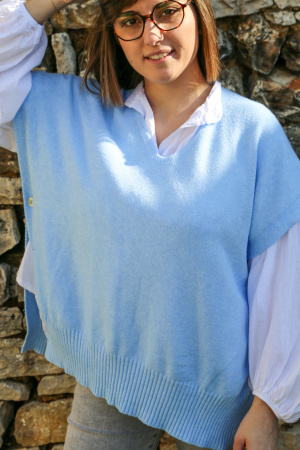 Pull sans manches lilia