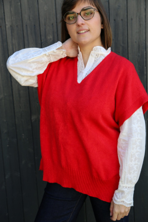 Pull sans manches lilia