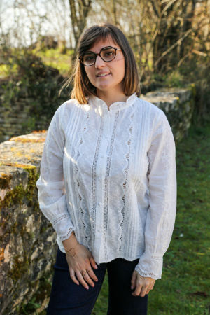 Chemisier froncé Louisa