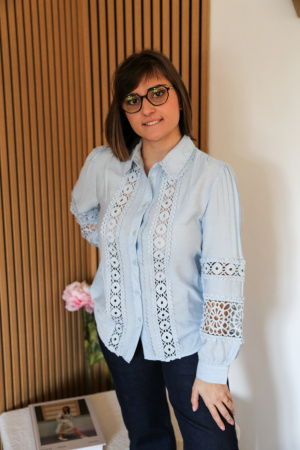 Chemise dentelle albertina