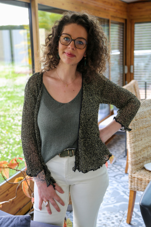 Gilet lurex