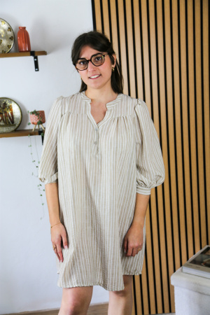 Robe rayée zola
