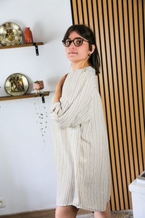 Robe rayée zola