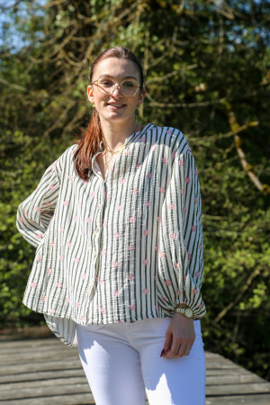 Chemise fleurette