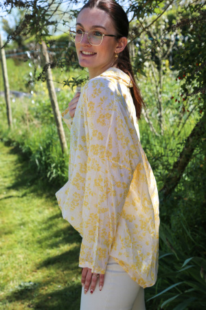 Blouse fleurs aria