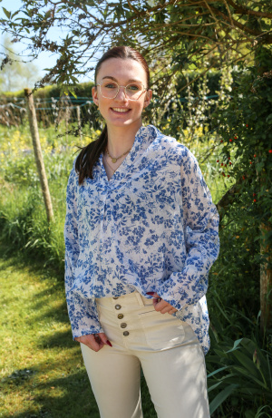 Blouse fleurs aria