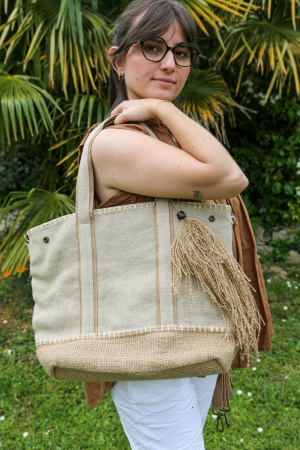 Sac cabat crochet rafia