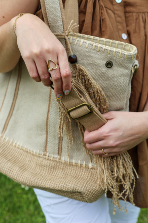 Sac cabat crochet rafia