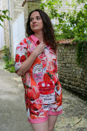 Chemisette rose lemon