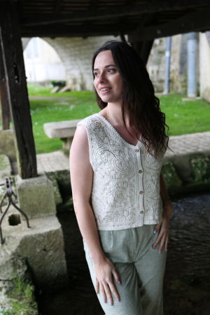 Gilet aura crochet
