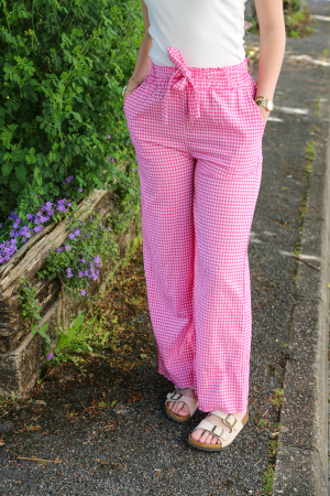 Pantalon vichy