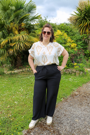 Pantalon large amila