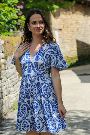 Robe courte brigitte