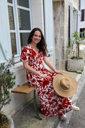 Robe longue carmen