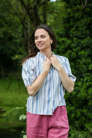 Chemisette rayée preppy