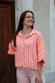 843822 - FUSCHIA / BLANC
