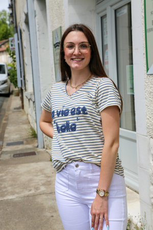 Tee shirt la vie est belle