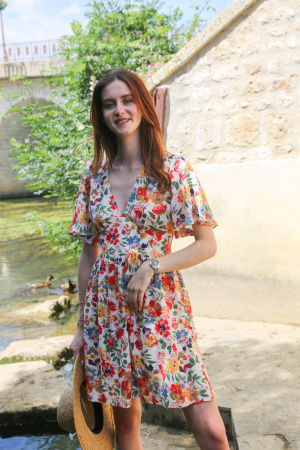 Robe courte val