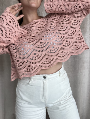 Pull cropped aurore