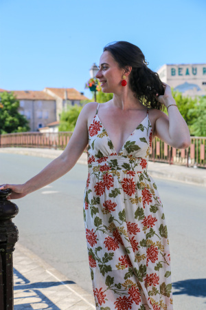 Robe longue vignes