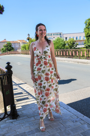 Robe longue vignes