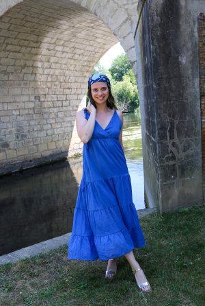 Robe longue isala