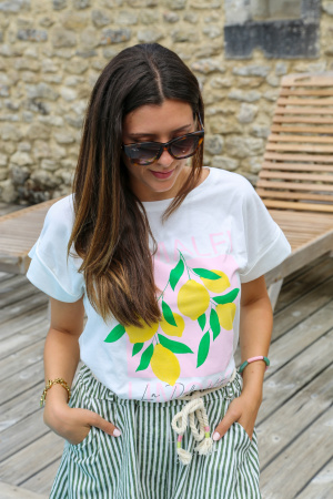 Tee shirt citron dolce vita