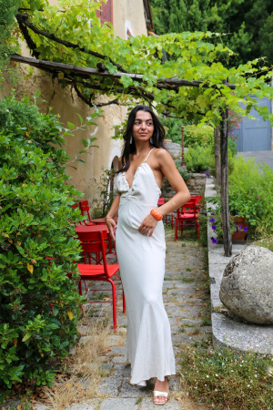 Robe dos nu perla